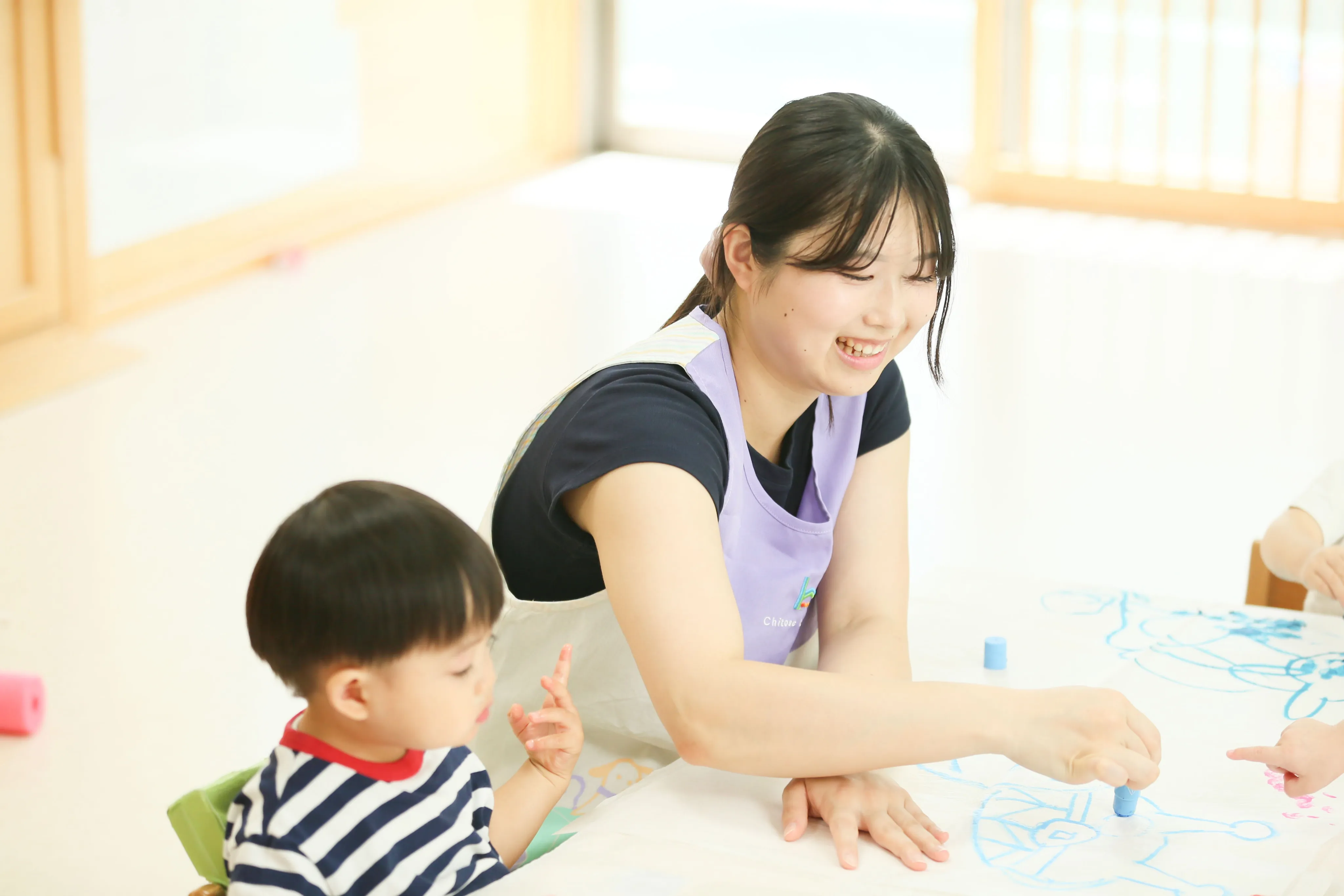 笑顔から、安心と信頼を