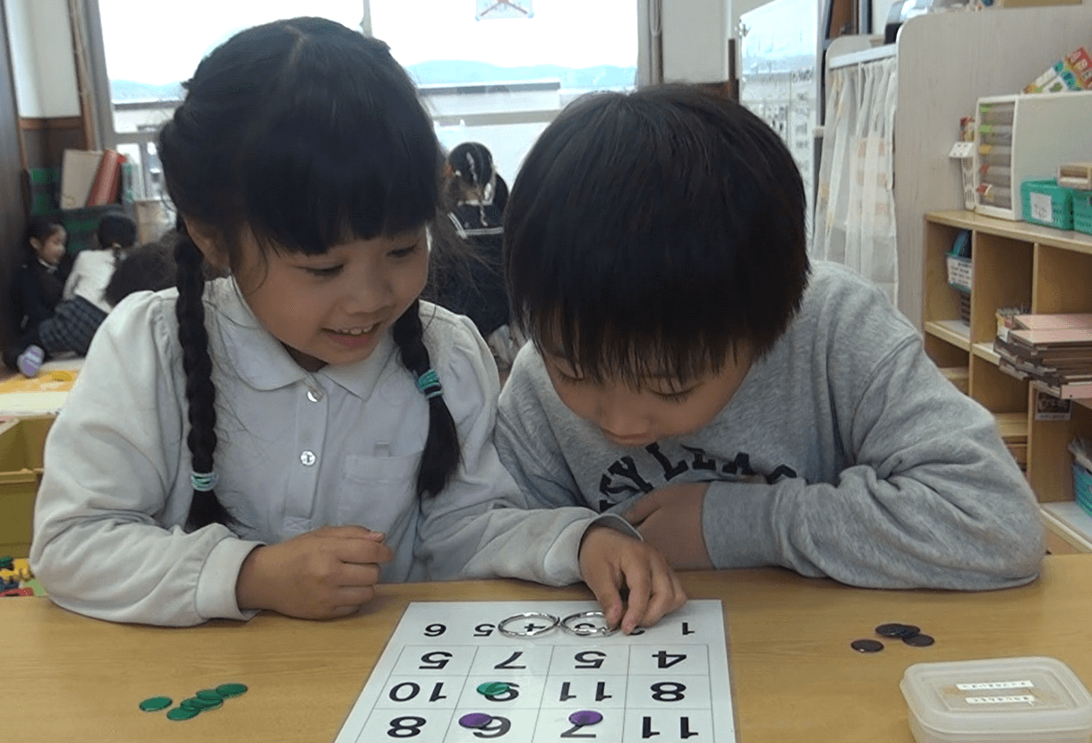 「すうじ三目」…5歳児